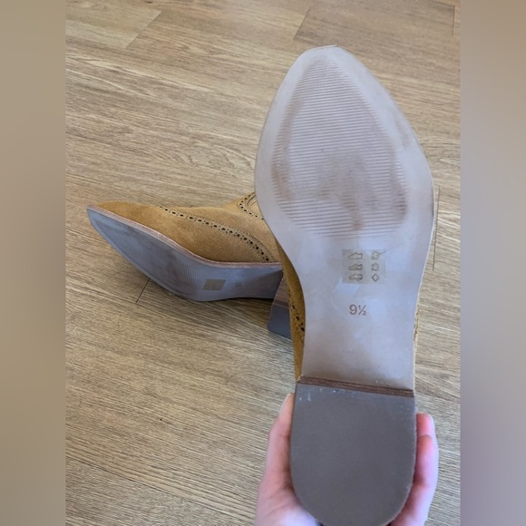 Madewell Grayson Chelsea Boot Suede in Amber Tan Color Brand New - Picture 7 of 7